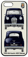 Austin A30 4 door Deluxe 1953-56 Phone Cover Vertical